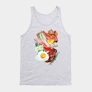 Painted Food Tank Top